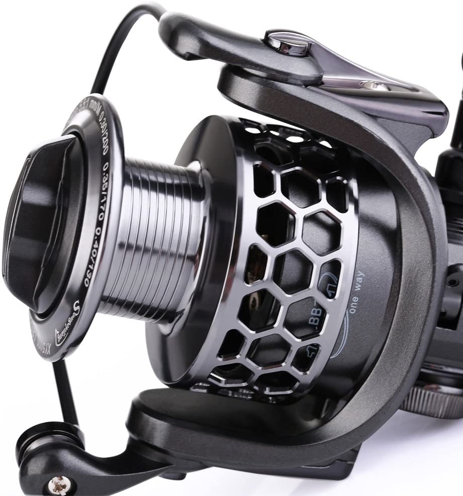 Sougayilang Fishing Reel 13+1BB Light Weight Ultra Smooth Aluminum Spinning  Fishing Reel with Free Spare Spool, Spinning Reels -  Canada
