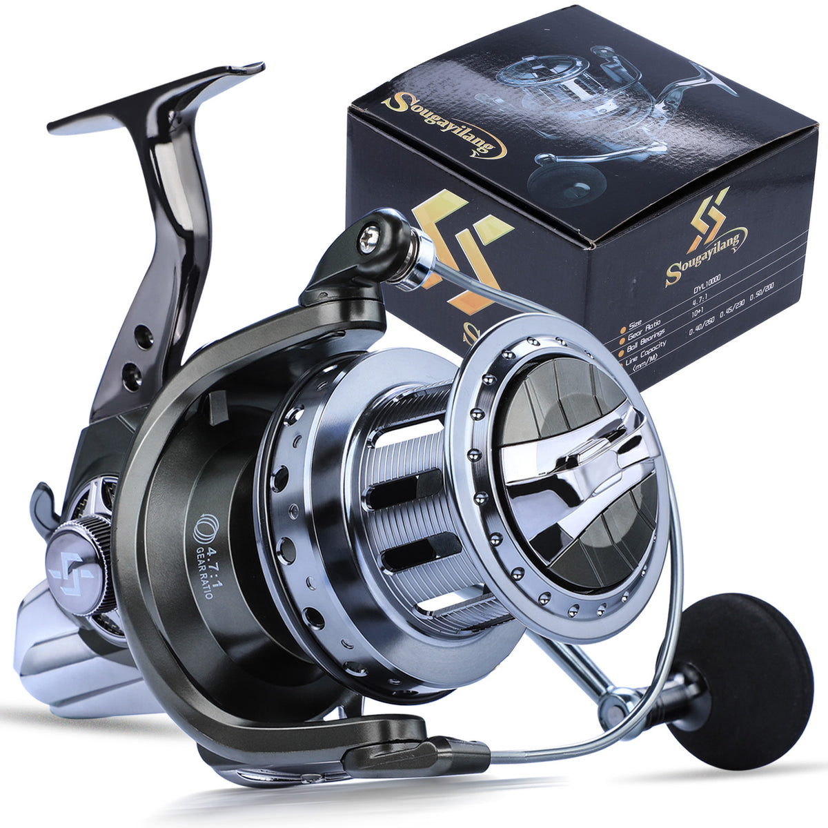 FTK 10+1BB Spinning Reel - Smooth And Durable All Metal Saltwater