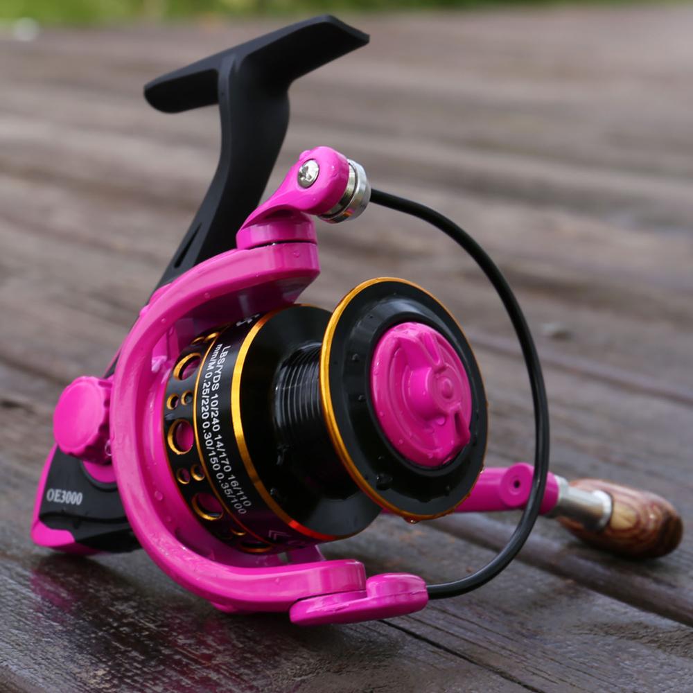 Wholesale DEUKIO 5+1 Bearings 7.1:1 High Speed Ratio Spinning Squid Fishing  Reel Metal Spool Left Right Hand Exchangeable HS3000 From China