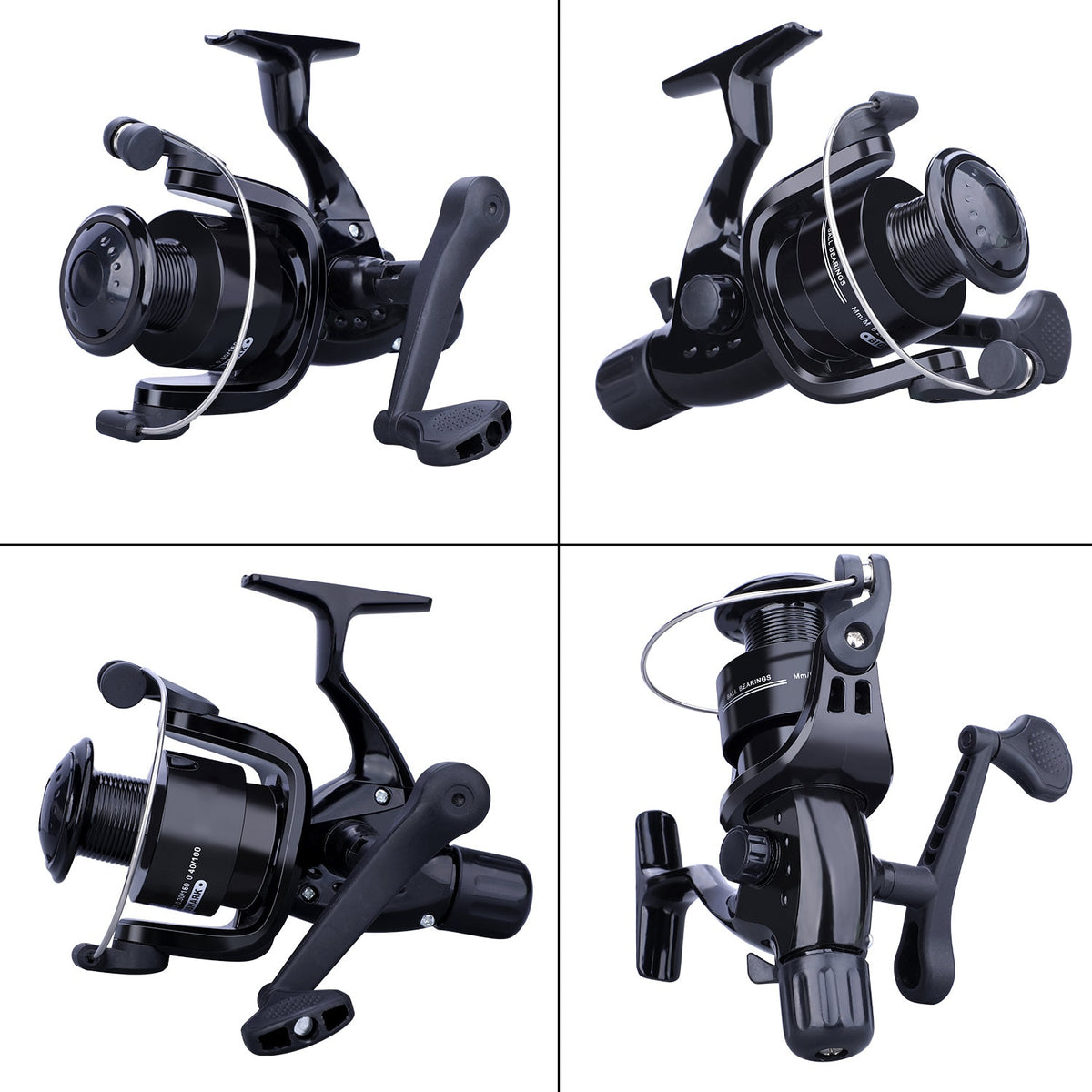 12+1 BB Spinning Reel with Front and Rear Double Drag Carp Fishing Reel  Left Right Interchangeable for Saltwater Freshwater