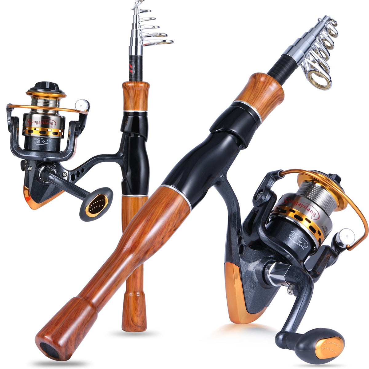 Rods Ladies Telescopic Fishing Rod And Reel Combos,Spinning