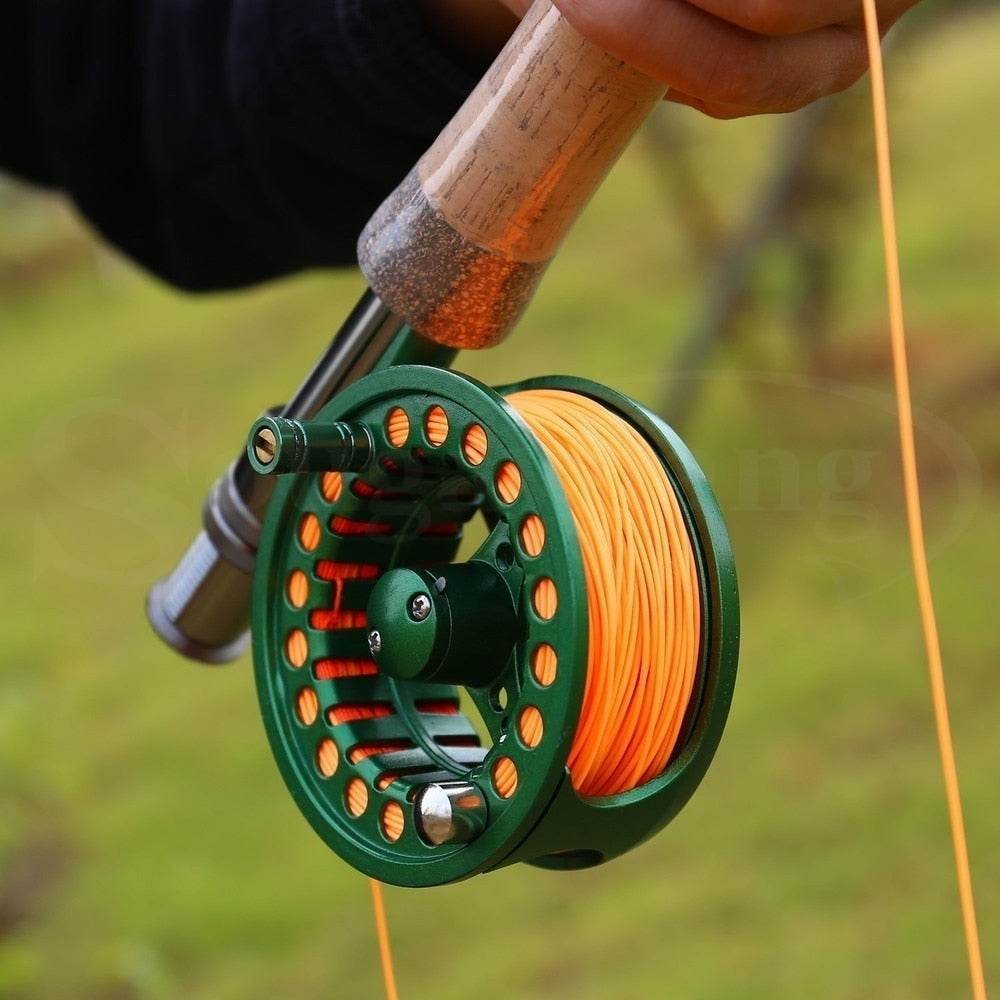 5/6 Large Fly Fishing Reel, Aluminum Alloy Fly Reel with Left Or
