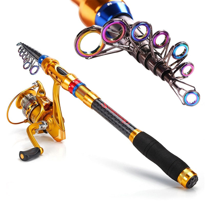Magreel Telescopic Fishing Rod and Spinning Reel Nepal