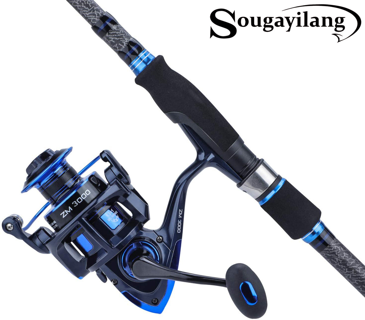 Sougayilang Telescopic Fishing Rod and Reel Combos with Lightweight 24-Ton  Graphite Rod and Spinning reels