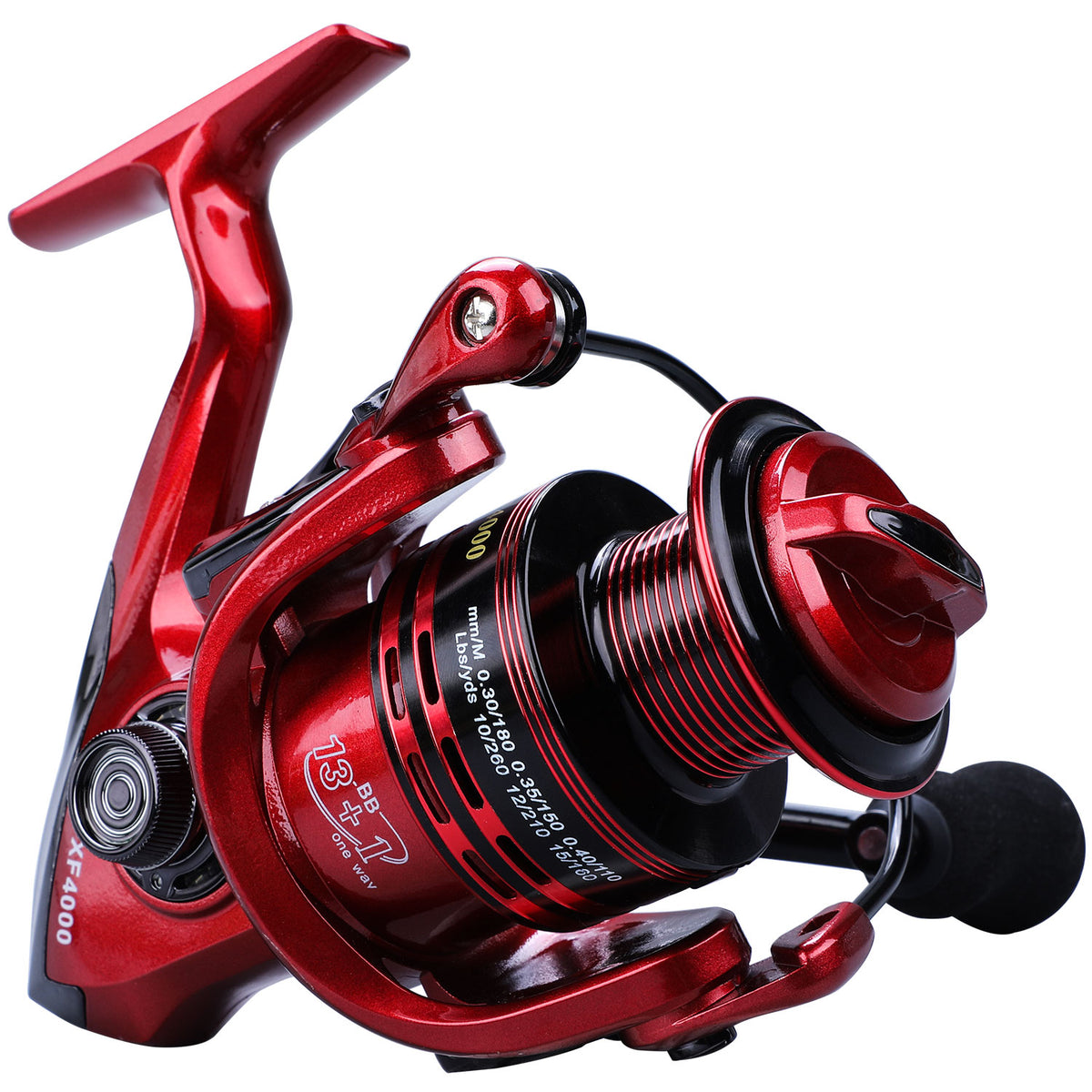 Sougayilang Spinning Fishing Reel Light Weight 6.2:1 High-Speed Gear Ratio  with 12+1 Stainless BB and CNC Aluminum Spool for …