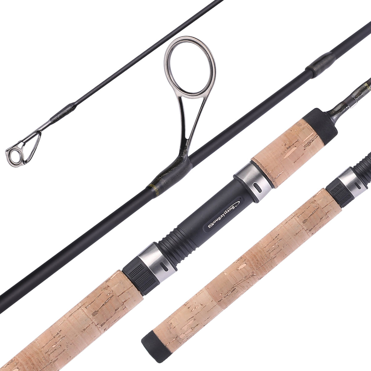 61cm Ultra-Short Fishing Rod and Reel Set, 74g Ultra-Light