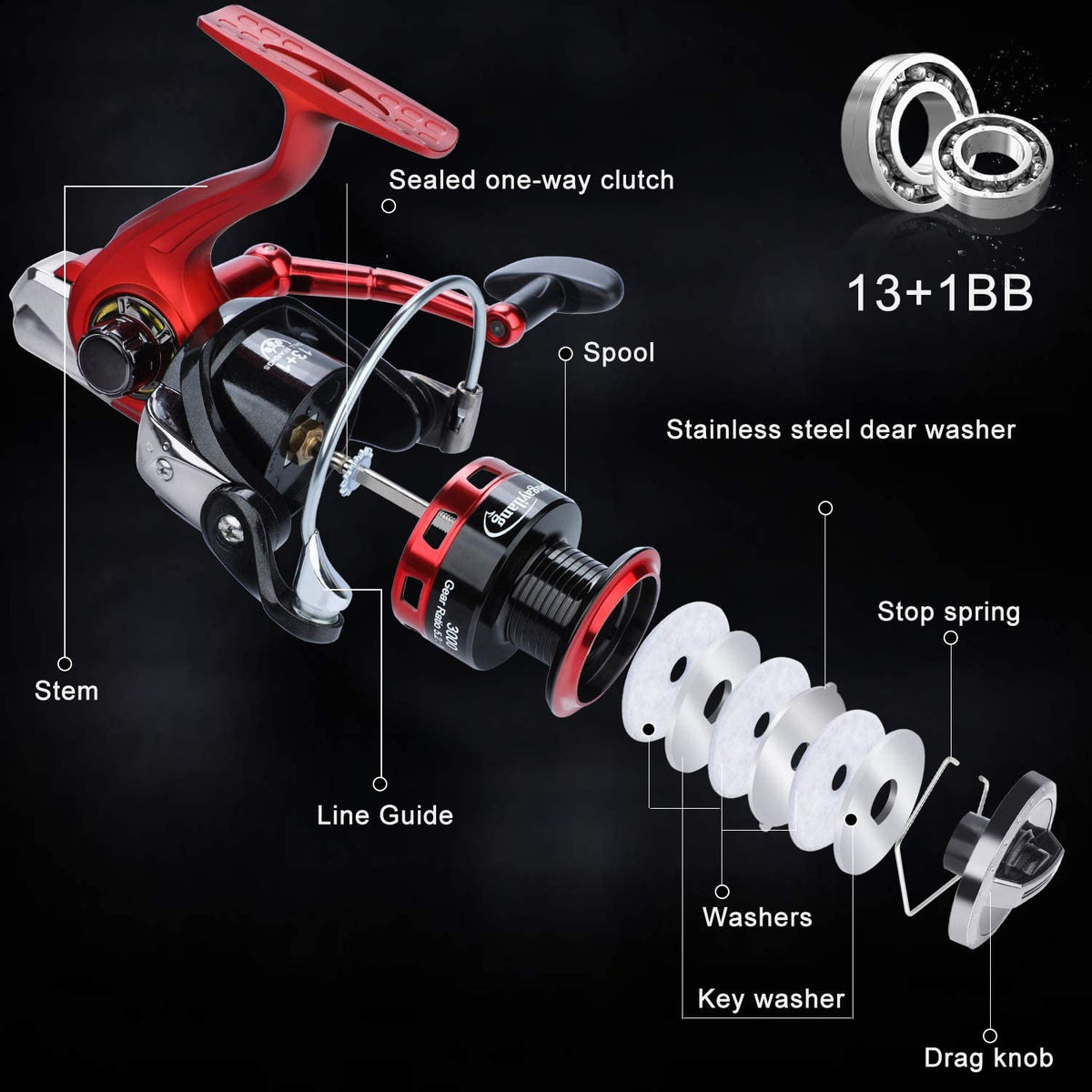 Portable Telescopic Fishing Rod Reel Combos Carbon Fiber Spinning Fishing  ploe and Spinning Reel Car Hiking Backpacking Travel Gear