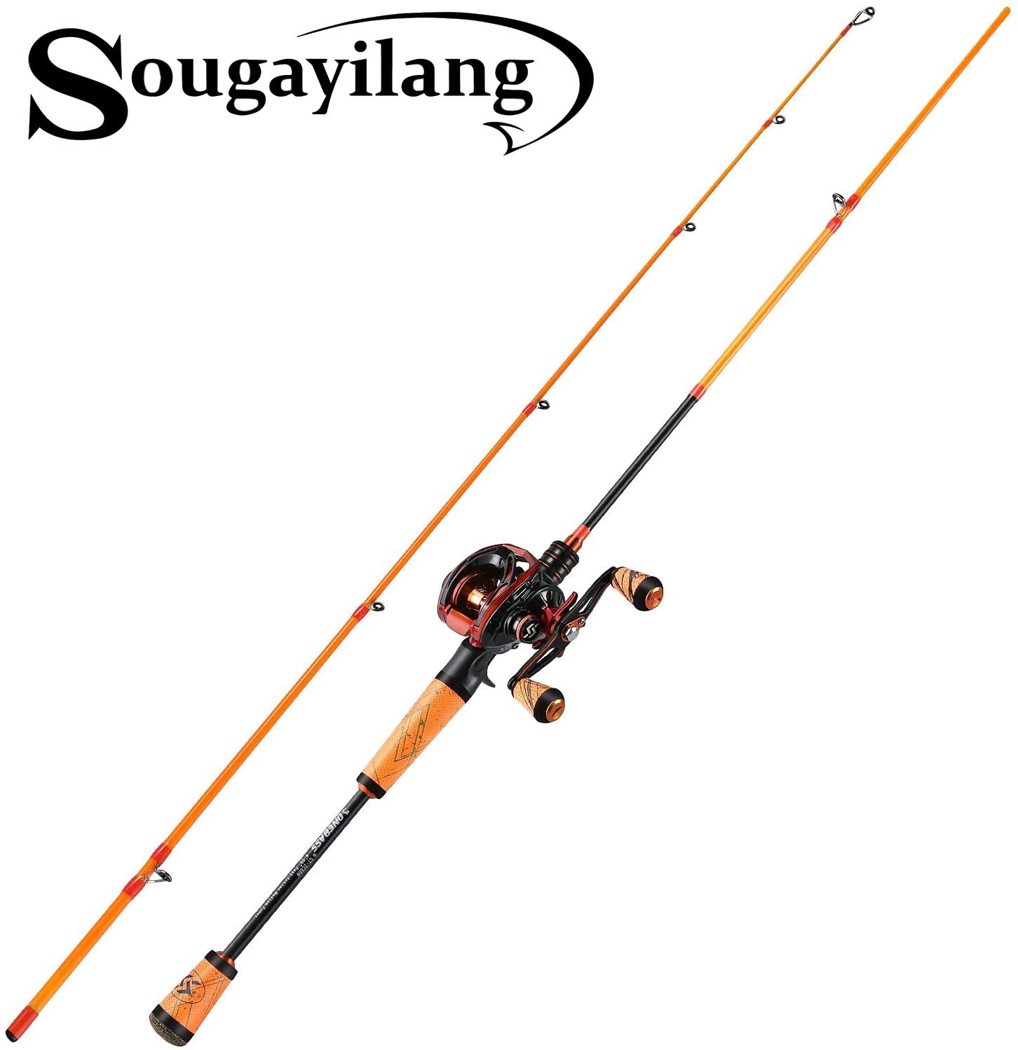 popular ♭Sougayilang New Combo 1.8m Super Strong Fishing Rod with