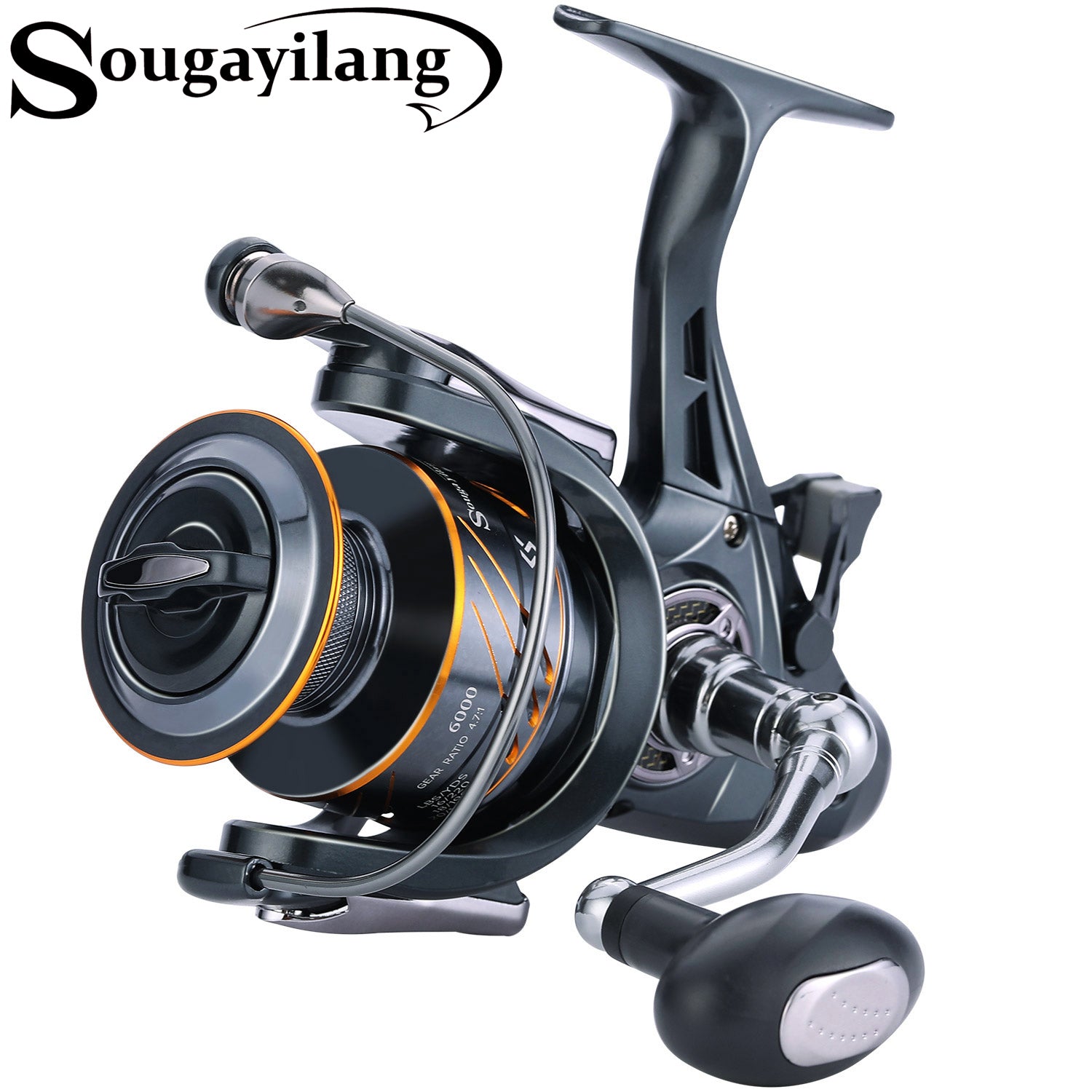 Sougayilang Spinning Reel - Freshwater and Saltwater Fishing Reels