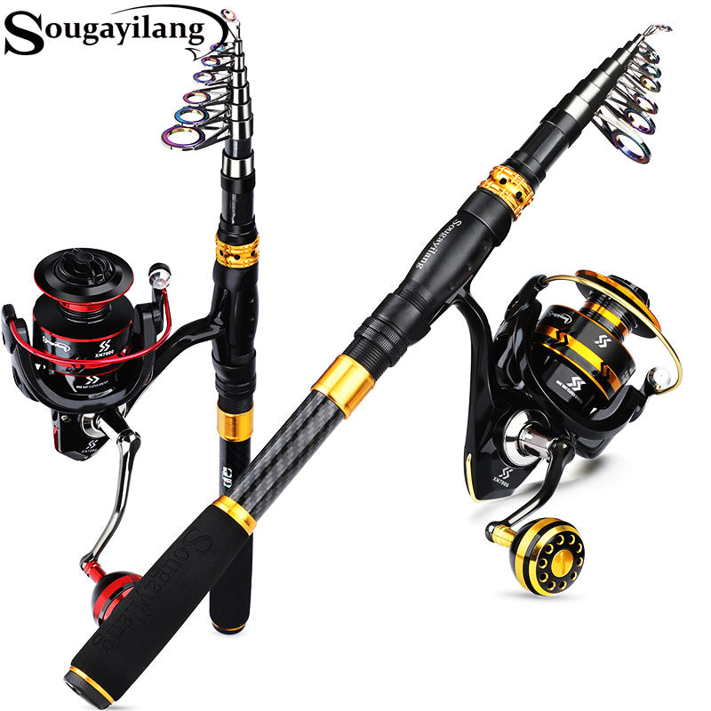 Fishing Rod 3m/9.8ft Spinning Fishing Rod Combo Feeder Rod Power Carp  Fishing Rod Fishing Reel with Spare Spool (2000-5000 Reel) Fishing Tackle