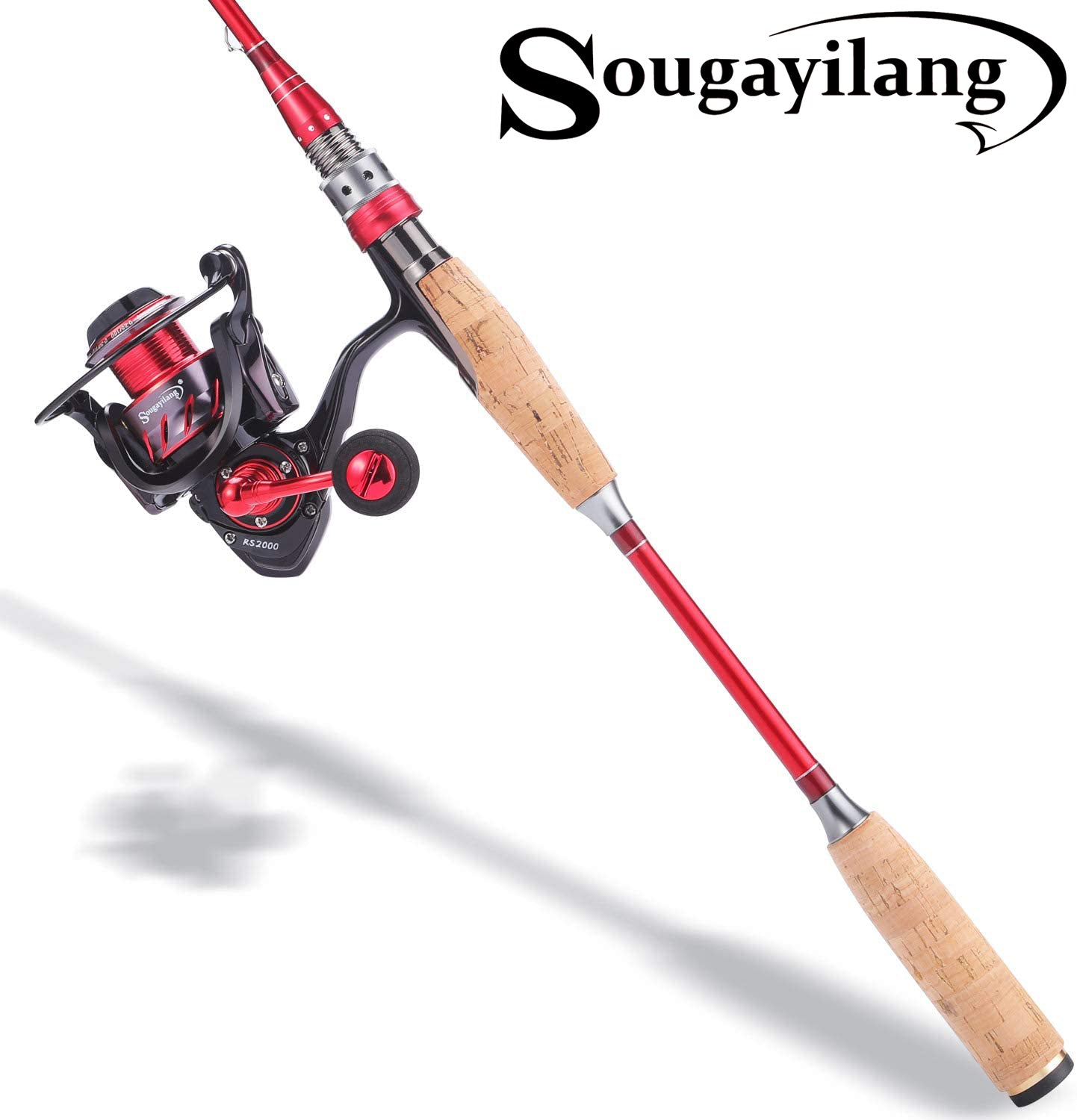 Sougayilang Baitcaster Combo Fishing Rod and Reel Full Set, Ultra Light  Baitcasting Fishing Reel for Travel Saltwater Freshwater and