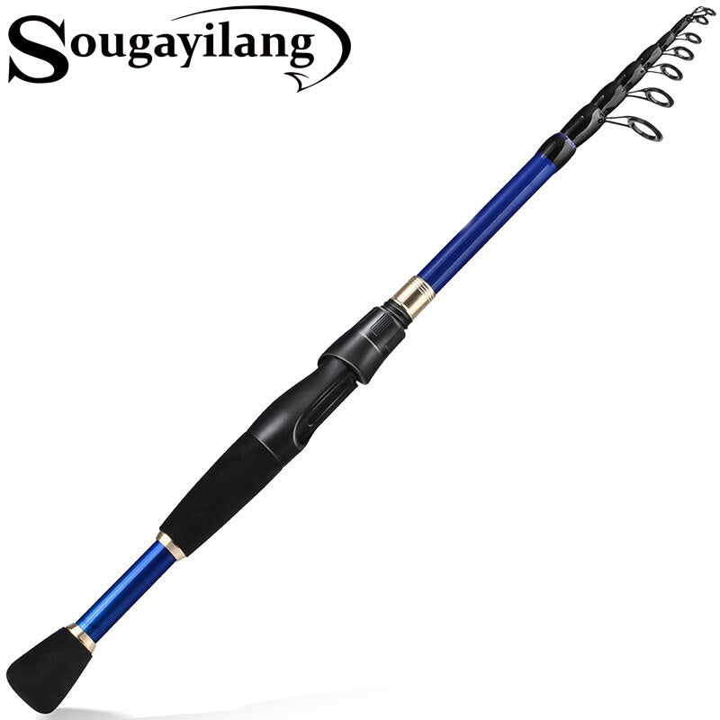 Fishing Rods Light Carbon Fibre Material Spinning Casting Fishing Rods  Telescopic Rods