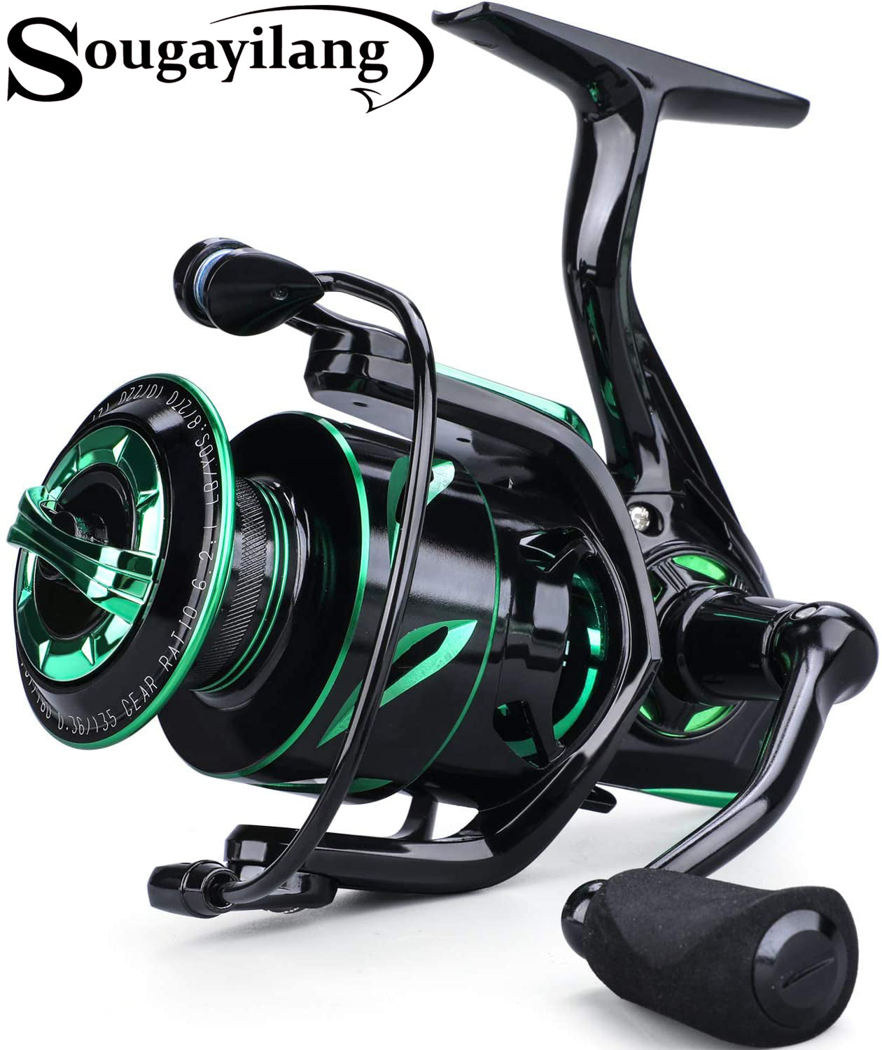 UDIYO Metal Spinning Fishing Wheel Hollow Spool High Speed Gear Ratio Wear  Resistant Fishing Reel for Fishing 