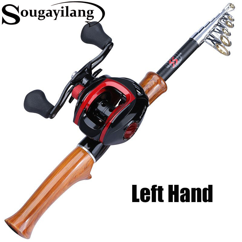 Sougayilang 5 Section Spinning Casting Speed Fishing Rods