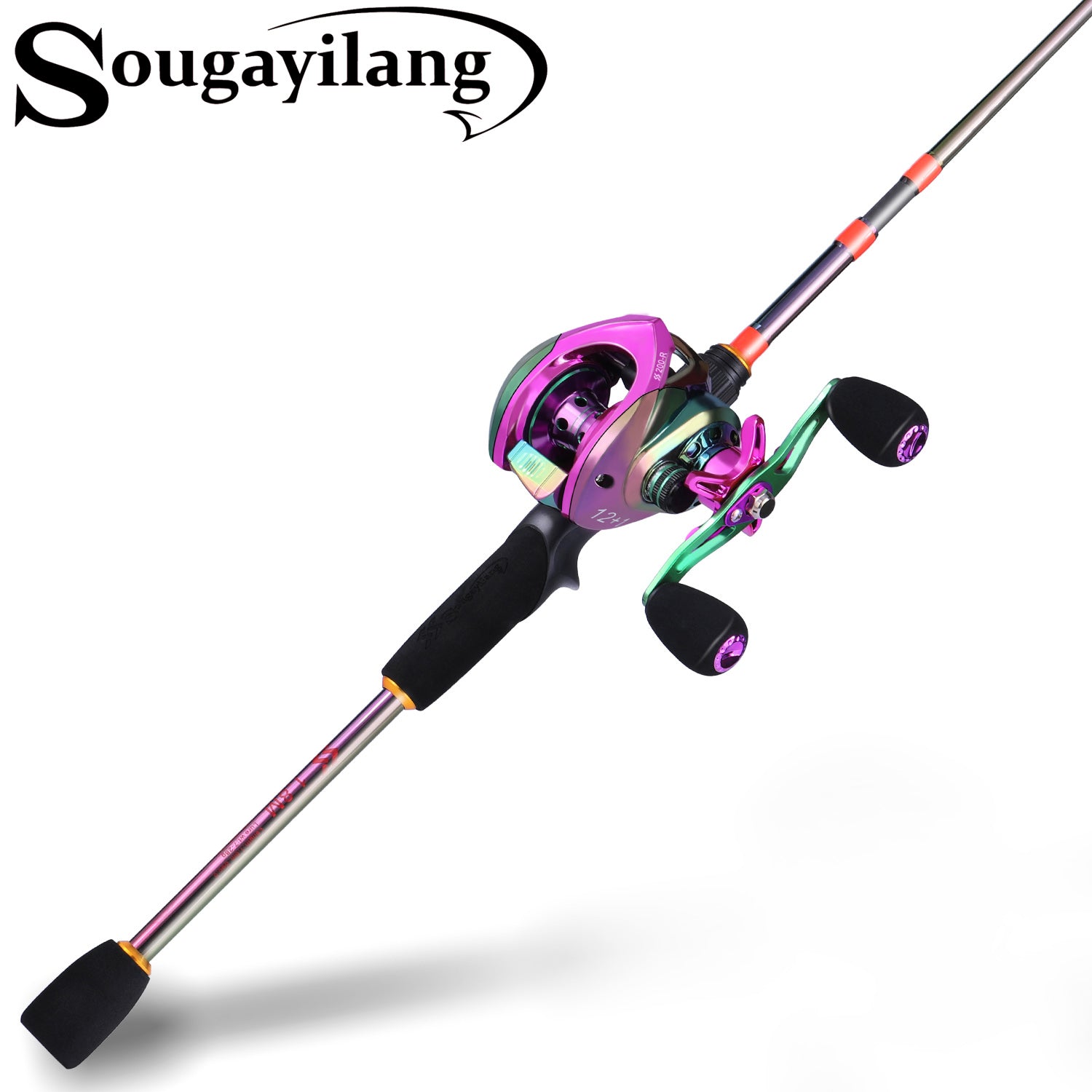 Sougayilang Fishing Rod and Reel Combo, 2-Piece M/MH Fishing Pole with  Baitcasting Reel Set, Baitcaster Combo-5.9ft with Left Hand Reel, Rod &  Reel Combos -  Canada