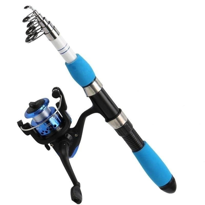 Sougayilang Spinning Fishing Rod and Reel Combo, Portable Telescopic Fishing  Pole for Travel, Saltwater, Freshwater 