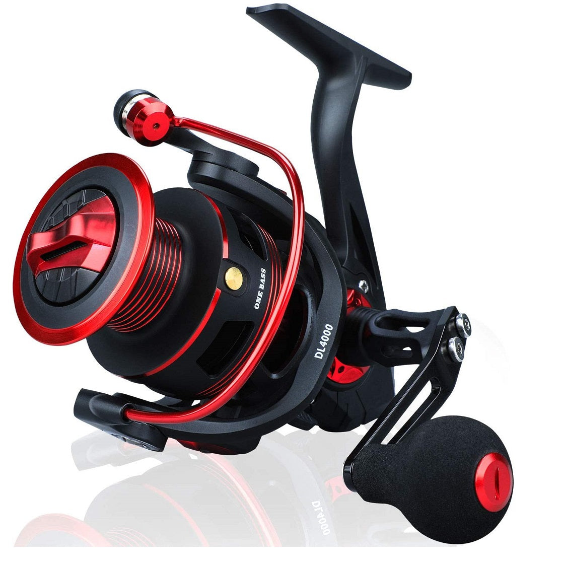 High Quality 1000 Series Ultra Light 5.1:1 Spinning Wheel Aluminum Alloy  Shallow Spool Saltwater Bass Small Fishing Reel