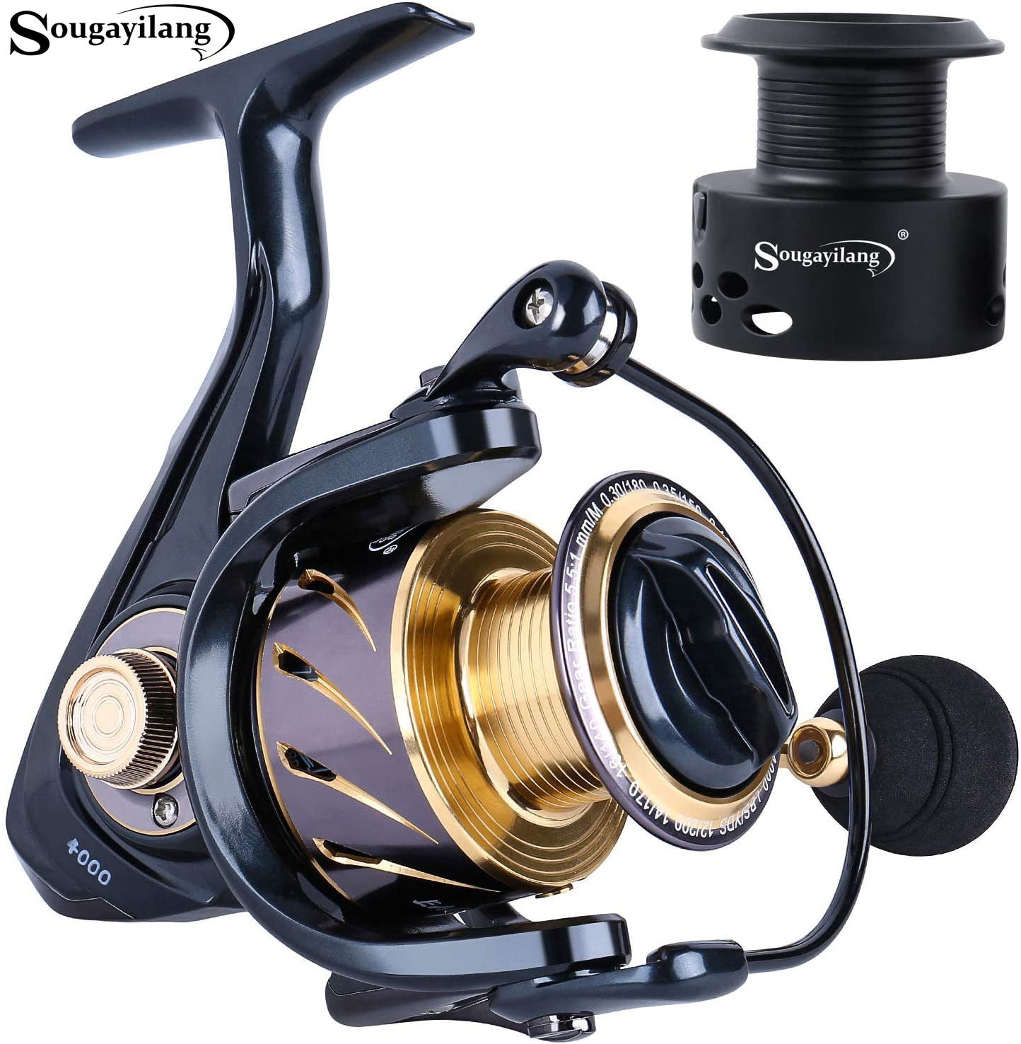 Buy Sougayilang Spinning Reels Light Weight Ultra Smooth Powerful
