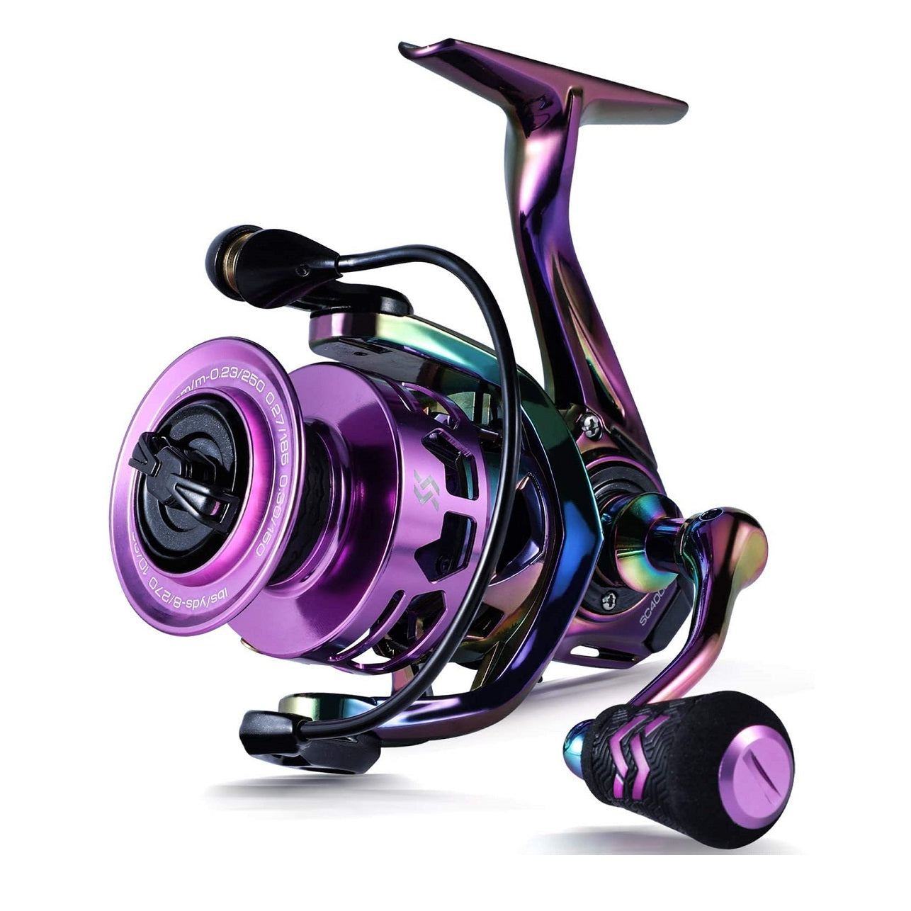 Sougayilang Fishing Reel, Colorful Ultralight Spinning Reels with Graphite  Frame 6.0:1 High Speed, Over 39 lbs Carbon Drag for Saltwater or Freshwater  Fishing