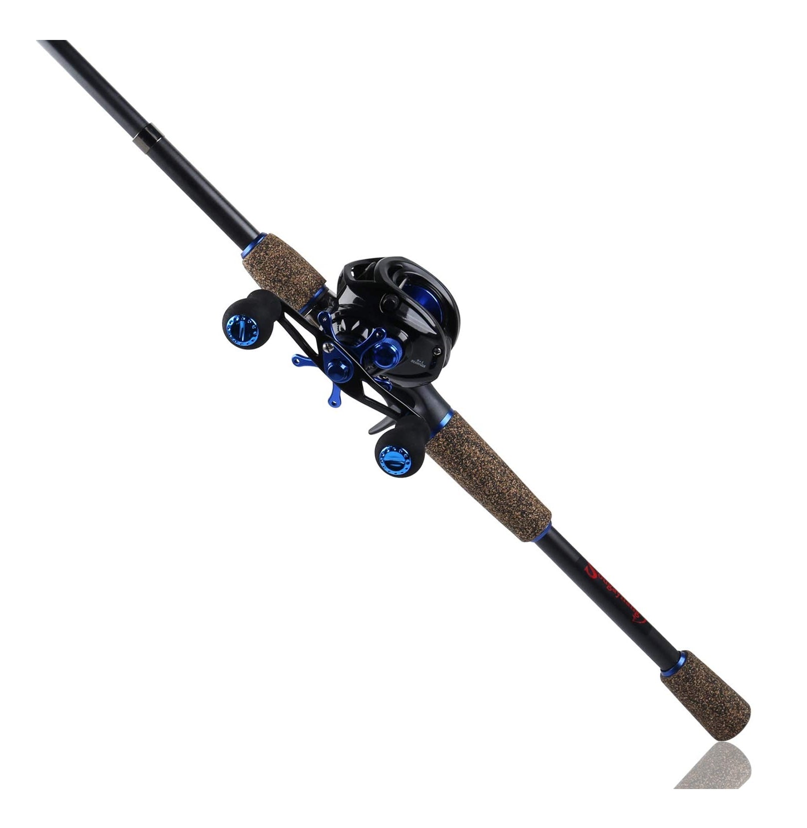Sougayilang Crown Baitcasting Fishing Rod with Reel Combos 4Piece