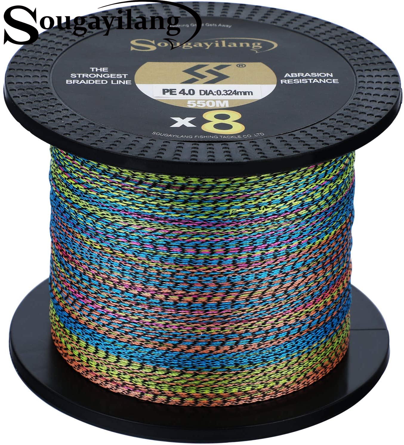 Mounchain Braided Fishing Line 1000M, 8 Strands Abrasion Resistant